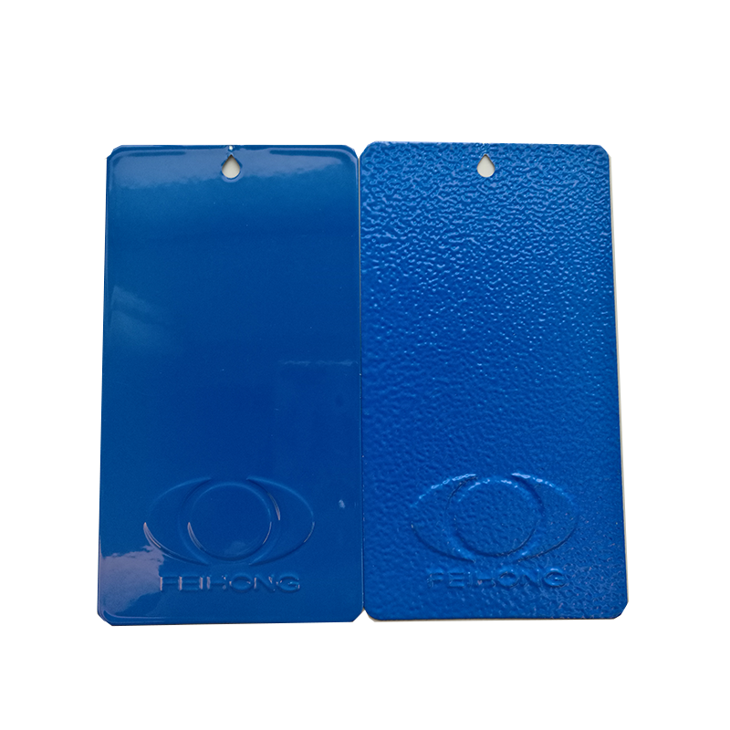 Revêtement en poudre époxy polyester lisse et brillant, couleur bleue RAL5002 RAL5005 RAL5010 RAL5012 pour système de rayonnage/support de stockage