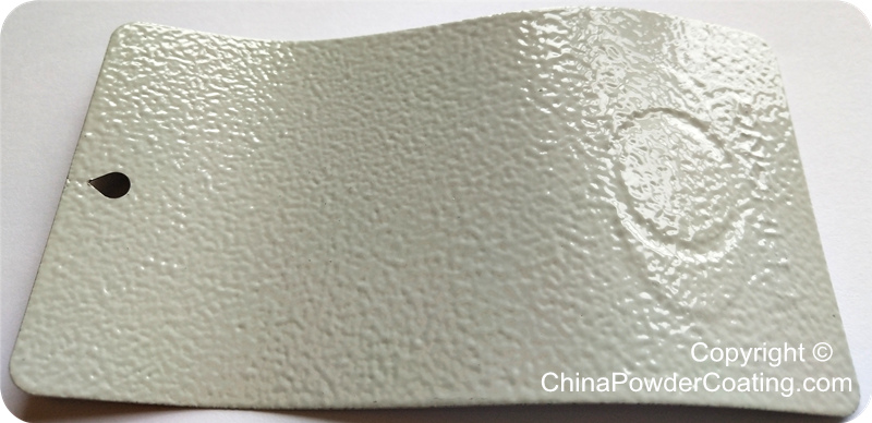  Revêtement sablonneux texturisé hybride de poudre de polyester de Ral7035 pour le Cabinet en métal